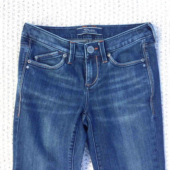 TOMMY BAHAMA Women's Jeans Straight Leg Mid Rise Blue Sz 2 Denim Blue - Picture 3 of 8